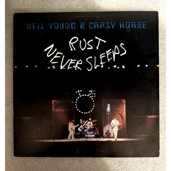 Neil Young & Crazy Horse Rust Never Sleeps LP w/ Insert Reprise Records HS 2295 - Picture 7 of 10